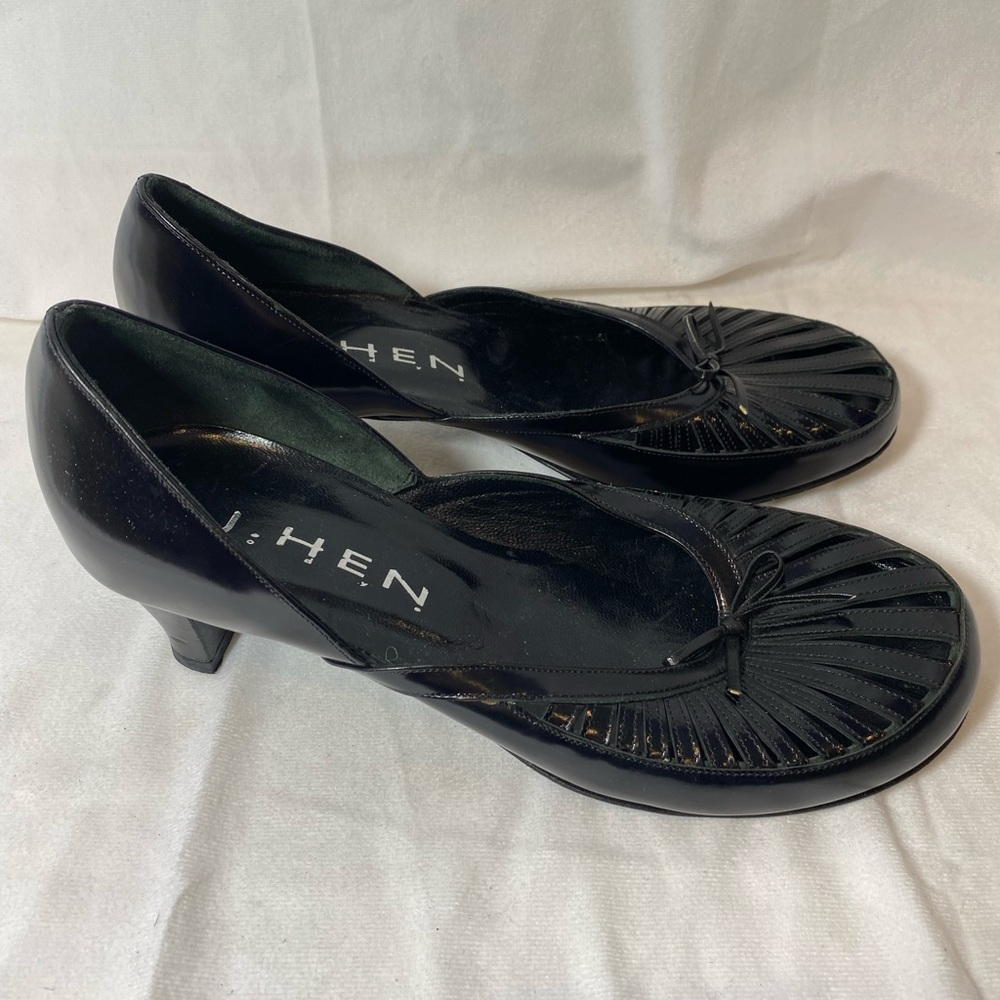 J. HEN Black Heeled Shoes